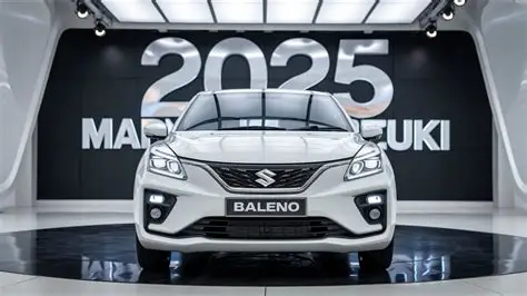 2025 Maruti Suzuki Baleno in sporty dual-tone color with LED lights and stylish alloy wheels