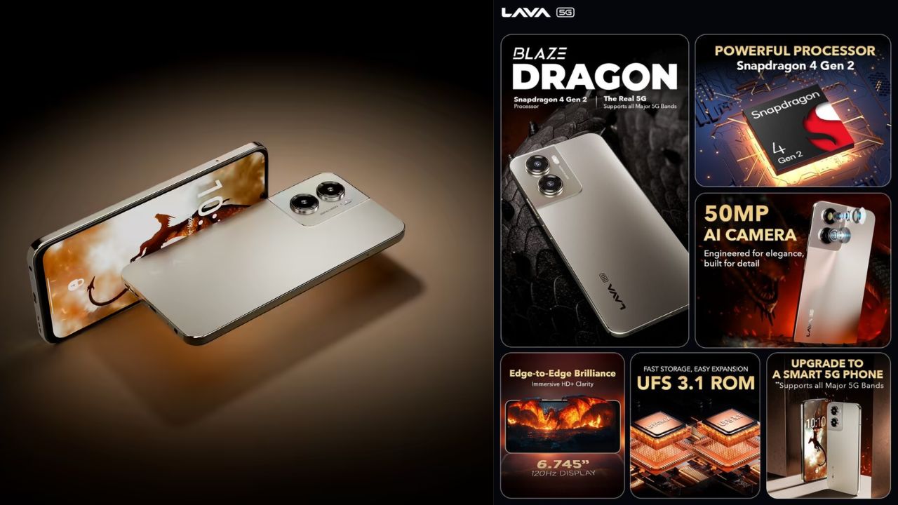 Lava Blaze Dragon 5G Launched at ₹8,999