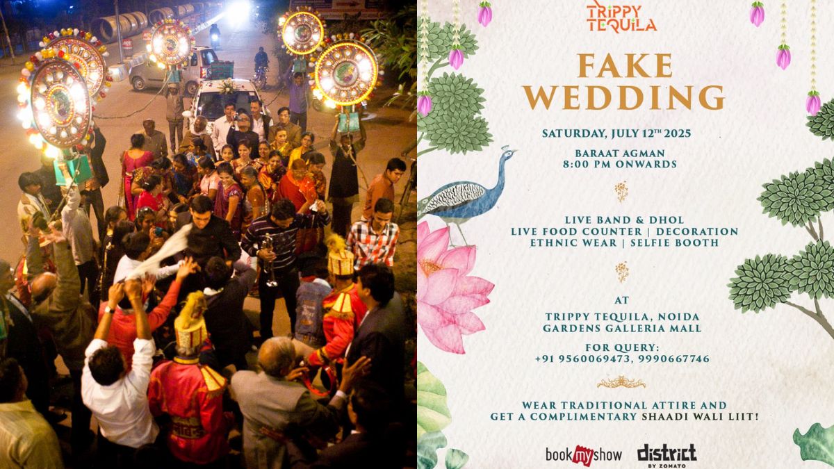 Noida’s fake wedding draws real celebration.