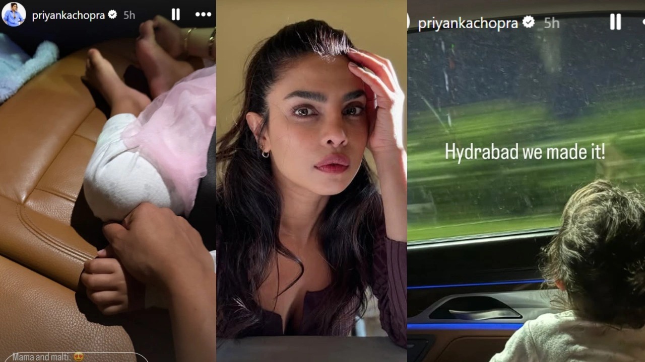 Priyanka landed in Hyderabad