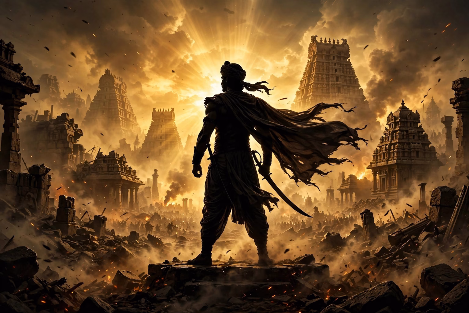 Jailer 2 Trailer: Hrithik Roshan Cameo Mystery Solved as Body Double Confirms His Role Mass action movie poster style art with silhouetted hero in dramatic light, Tamil cinema concept art