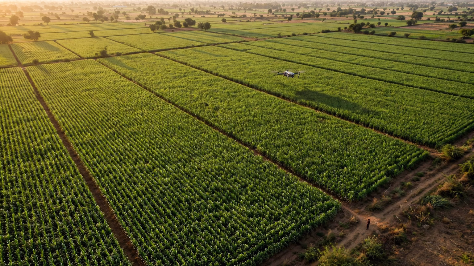 Representative image of AI-powered agriculture and digital tools in India