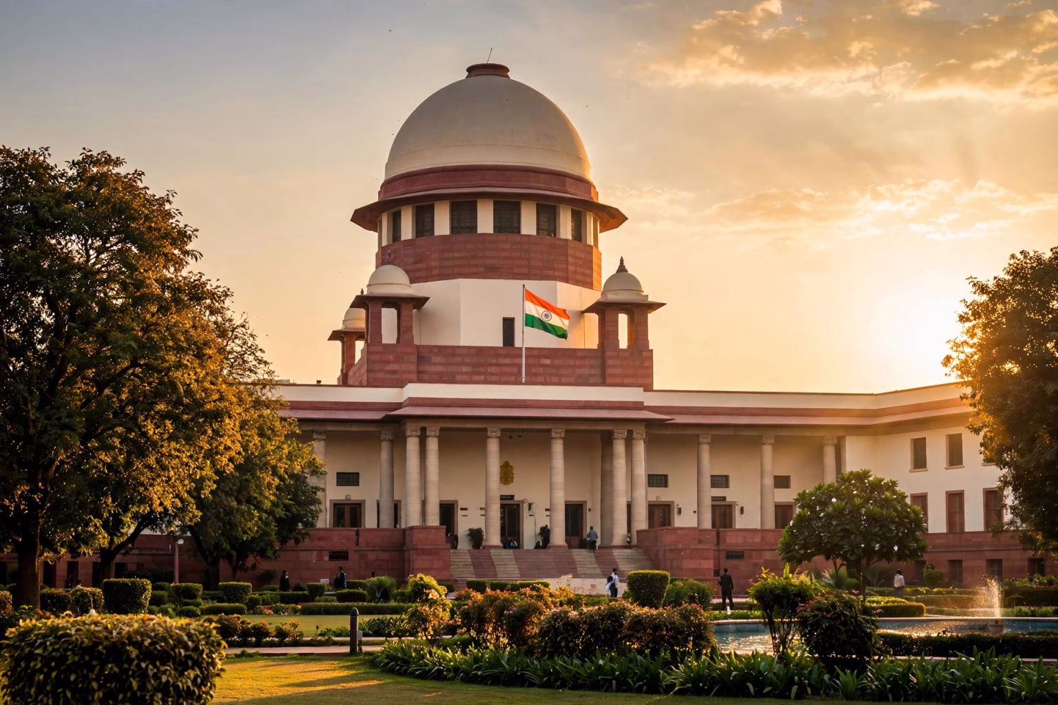 Supreme Court of India building in New Delhi