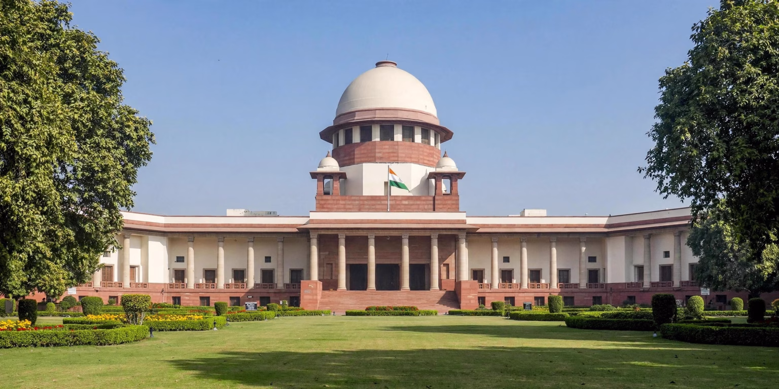 Supreme Court of India building in New Delhi