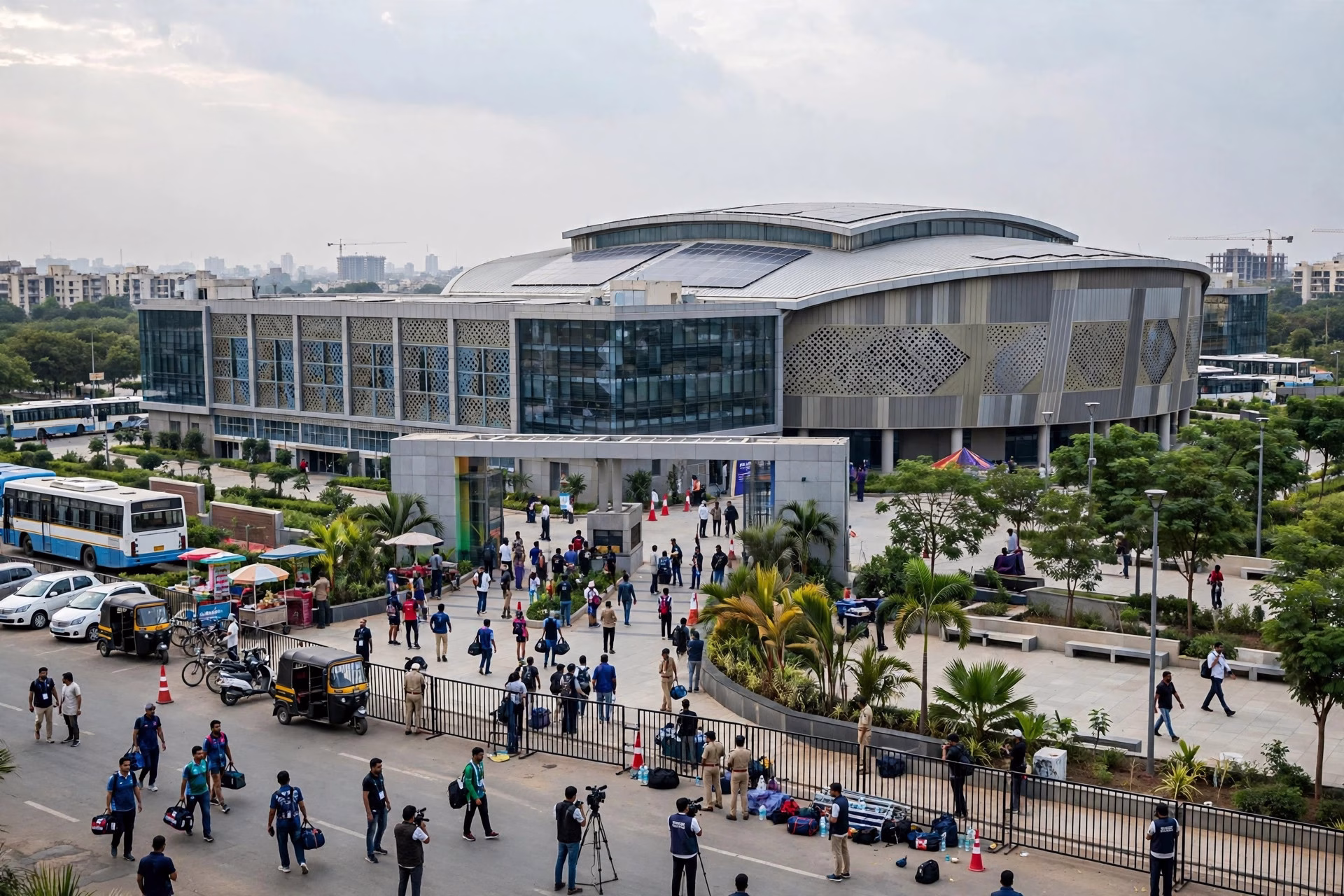 Veer Savarkar Sports Complex in Naranpura, Ahmedabad, the venue for the inaugural Commonwealth Kabaddi Championship