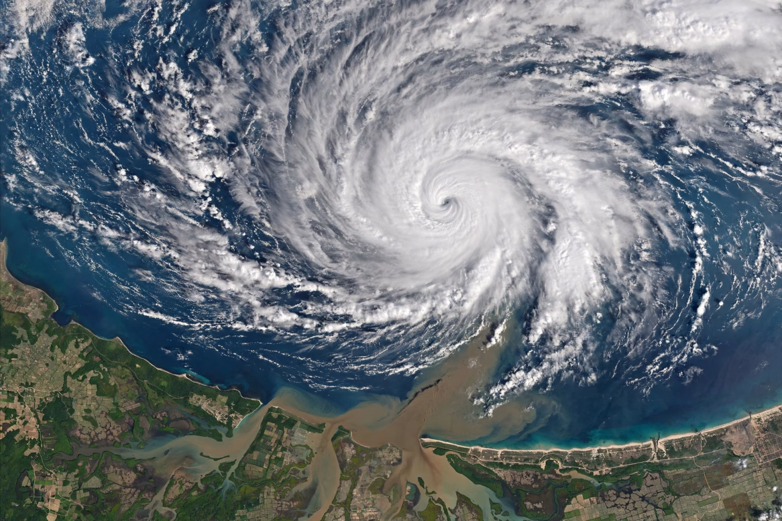 IMD Watches New Low-Pressure Area Over Andaman Sea After Cyclone Arnab Weakens Satellite view of clouds swirling over the Bay of Bengal