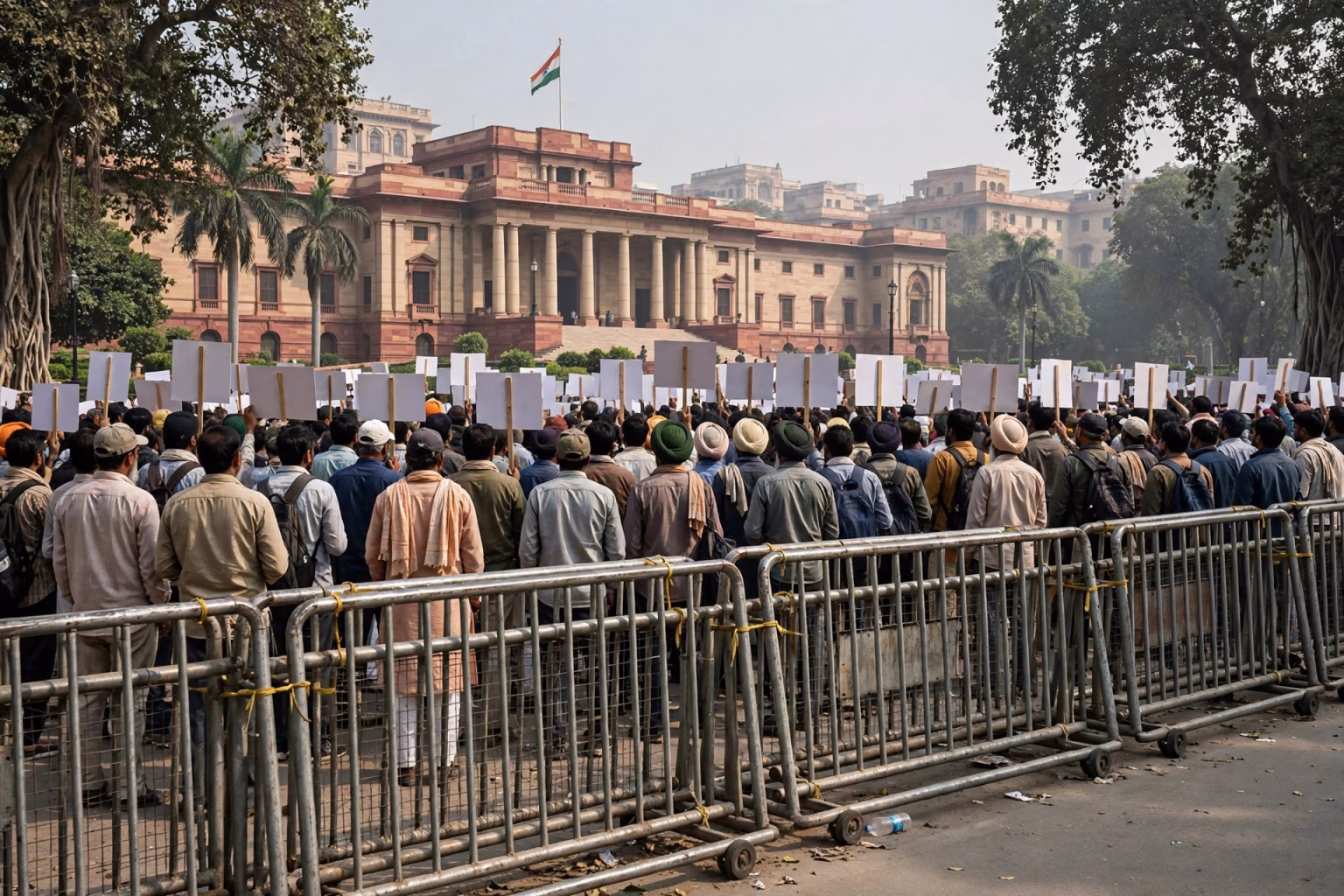 Hundreds Detained as Opposition Protests Erupt Outside EC Office Against CEC Opposition protesters detained outside the Election Commission office in Delhi
